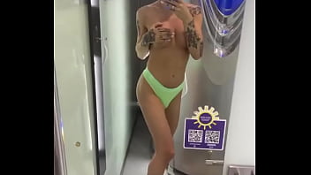 Preview 1 of Hijab Xxx Ass - I went to the solarium to tan my butt#shemale #tranny #ladyboy #sexy #tgirl #TsPorn #TransPorn #RussianTGirl #Orgasm #tra...