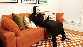 Preview 2 of Sex Puku Telugu - Buddha Bang&#039_s Halloween Featuring The Ghostface &quot_SCREAM I&#039_M IN YOUR ASS HOLE&quot_