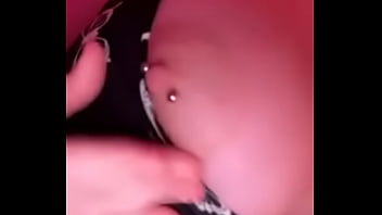 Preview 2 of Peggy Married - Playing with nipple piercings