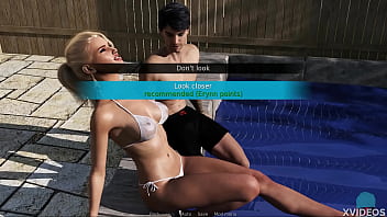 Preview 3 of Dasmek - INTERTWINED #27 &bull_ With three hot babes at the pool