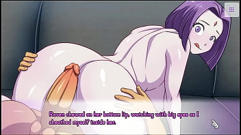 Preview 3 of Bangbrose Curvy Assex - Waifu Hub S2 - Adult Raven from Teen Titans [ Parody Hentai game PornPlay ] Ep.2 she orgasm so hard in doggystyle