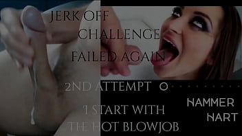 Preview 1 of Sunny Leone Xxxxx 2013 - Cock Hero - Jerk Off Challenge Failed Again - 2nd Attempt - I Start With The Hot Blowjob
