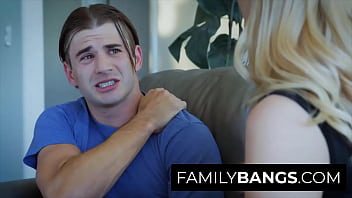 Preview 1 of Pregnant Big Nipple - FamilyBangs.com ⭐ Problematic Boy Prized with Stepmom&#039_s Fleshy Pussy,  Aaliyah Love,  Nathan Bronson