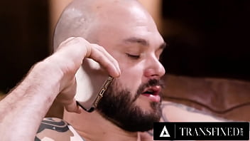 Preview 1 of Television X Stars - TRANSFIXED - Unfaithful Hung Stud Fucks Ariel Demure While On The Phone With His Wife Tori Easton