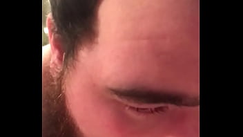 Preview 2 of Hidden Massage Place - Young gay chub sucks and rides dildo