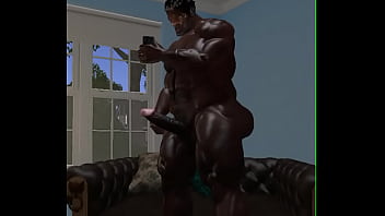 Preview 1 of Bangladeshi Village Xnxx - all this muscled old negro bull has to do is flash his huge dick on facetime,  the white girls com running