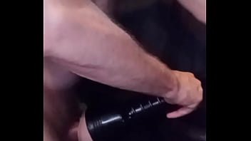 Preview 1 of Half Public - Truck driver fucking fleshlight