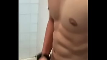 Preview 1 of Niza Iqal - Hot lonely french guy masturbating in the bathroom