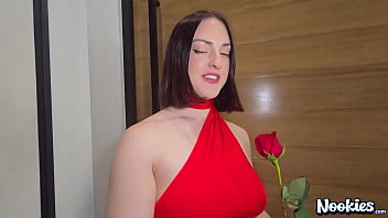 Preview 1 of Daimond Jonson - Valentine Creampie! Porn newcomer Lucy Lotos POV