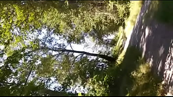 Preview 3 of A Su Esposa - walking naked at the river on public trails