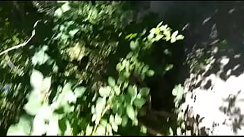 Preview 1 of A Su Esposa - walking naked at the river on public trails