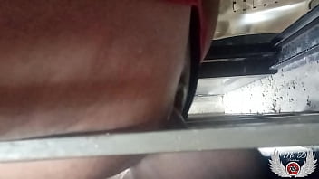 Preview 4 of Irritating Sex Video - Caught by the Window. I discover a horny bitch masturbating and watching porn,  I make her suck my cock and I fuck her bareback