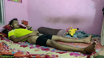 Preview 1 of Kumari Xxxcom - Hot Beautiful Bhabhi Sudden Sex! 18yrs Devar Fucks with Big Dick