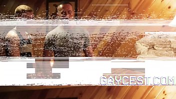 Preview 1 of Prostate Slow Cun - GAYCEST - pops boy s cherry bareback in boy&#039_s first time anal