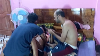 Preview 3 of Desi Boudi Xxx Full Saree Change - MMF black girl fucks two lucky pool playing big dick guys ,  Threesome Bengali Fucks   ... Hanif and Popy khatun and Manik Mia