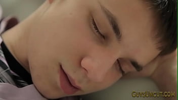 Preview 1 of Touchring By Electrical Short - Gay uncut twink gets ass pounded