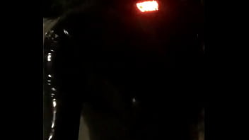 Preview 4 of Video De Jazmin Pinedo - Walk on street with electric shock in latex