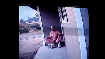 Preview 2 of Jav Online Free - Naked on the front porch.