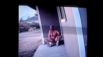 Preview 3 of Jav Online Free - Naked on the front porch.