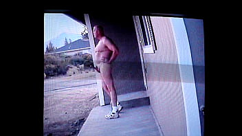 Preview 4 of Jav Online Free - Naked on the front porch.