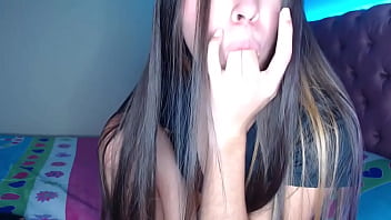 Preview 4 of Split Screen Cam4 - teen naked and fingering
