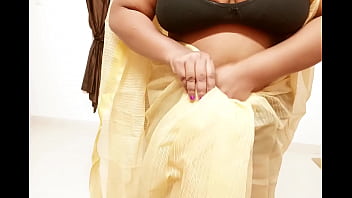 Preview 2 of Asean Dad - Sexy Indian aunty in traditional saree