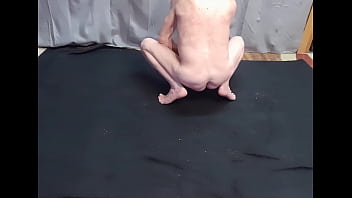 Preview 3 of Xxmo Veithiland - Sexy Little Busy-Bottom spread Naked on the floor begging to be fucked #2