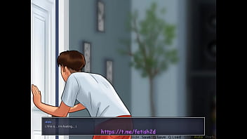 Preview 2 of Double Hole Fuck - step Son spying on - SummerTimeSaga.1