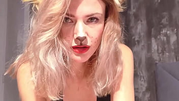 Preview 1 of Heavy Sound Force Cute Xnxx - Naughty Fox Passionately Sucks Dick and Plays With Cum