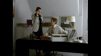 Preview 1 of Ebony Tits Squeezed - (softcore) Secretary teases her boss in the office