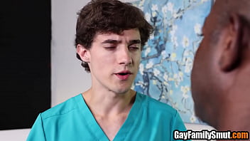 Preview 1 of Jodi Dar Sex - Spoiled step son disciplined by black step dad | Aaron Trainer &amp_ Andy Adler