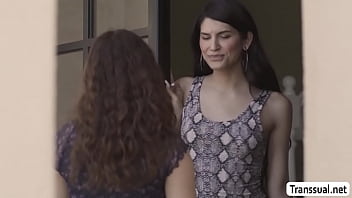 Preview 1 of Xxx Hd Hindi Foll Video - Skinny Trans fucks the girlfriend of her friend