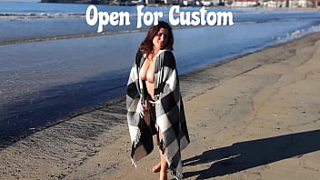 Preview 4 of Ana Strom - Bitch on the Beach! Open for Customs