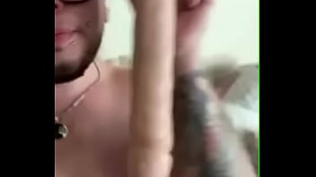 Preview 4 of Pony Tail And Spectacle - Retard showing how off.