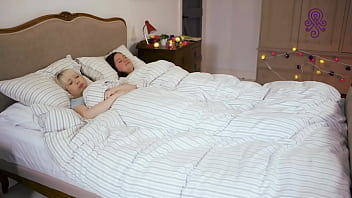 Preview 2 of Sis Dorm - Don&#039_t Wake Stepmom,  starring Cherry English &amp_ Tammie Madison