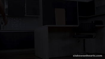Preview 1 of Ddf Black - Rihanna Black flashing her sweet big titties for ClubSweethearts