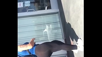 Preview 2 of Twinks Sleeeping - Big booty Latina in see-thru leggings part 2