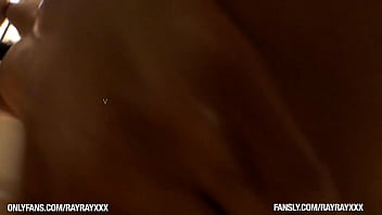 Preview 2 of Laura Lion Hotel - RAY RAY XXX crawls around the floor naked before gagging on a dildo so hard she pukes
