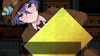 Preview 1 of Maurizia Paradiso Film - Detetive tira algumas fotos er&oacute_ticas com um amigo e ele goza no rosto dela - Detective girl of the steam city - Parte 10