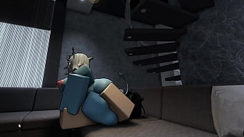Preview 2 of Ovwjuuzpm - Having rough Roblox sex with hot demon