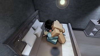Preview 3 of Ovwjuuzpm - Having rough Roblox sex with hot demon