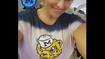 Preview 1 of Desi Muslim Sexy Bf - It&#039_s almost GAME TIME!??〽️ GO BLUE! 〽️??????????