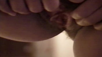 Preview 4 of Deutsches Paare Hausm Dchen - MY EXCITED MATURE WIFE DISPLAYS HER HAIRY PUSSY FOR THEM TO LOOK AT,  MASTURBATE AND FILL IT WITH MILK - ARDIENTES69