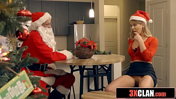 Preview 1 of Nxx Tailan - Horny Guy Tricks Stepsis and Stepmom Into Taboo 3some On X-Mas