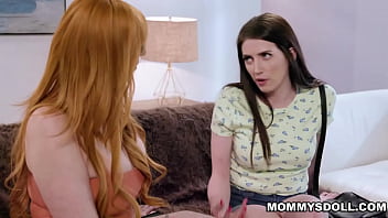 Preview 1 of India Hijab - Mommysdoll.com - Stepmom Lauren Phillips and her stepdaughter Aria Carson get into a heated debate about spanking