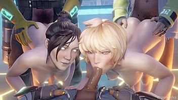 Preview 4 of Oled Pussy - Apex Legend&#039_s Hard Blow (dzooworks)