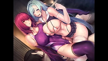 Preview 1 of Kgus Ktadi - Fate/Empire of Dirt Scathach &amp_ Br&uuml_nnhilde all sex scenes (no sound)