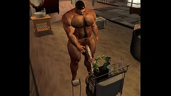 Preview 2 of Fingering Shit - massive hairy hunk john urschel takes a piss