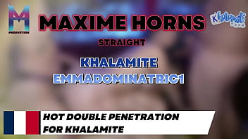 Preview 4 of Woman Boy Sex Movies - La sc&egrave_ne de sexe hardcore avec khalamite et Emmadominatric1 vous fera perdre la t&ecirc_te De la domination &agrave_ la soumiss...