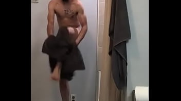 Preview 2 of Sister With Jeans - Little play time in the shower